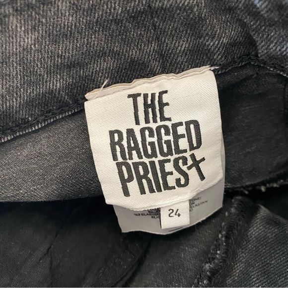 The Ragged Priest Scratch Jean Charcoal/Red Size 24 - Picture 6 of 16
